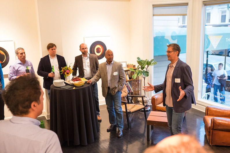 Paul Caswell of Weave the People leads roundtable discussions on bringing intention to your startup culture.